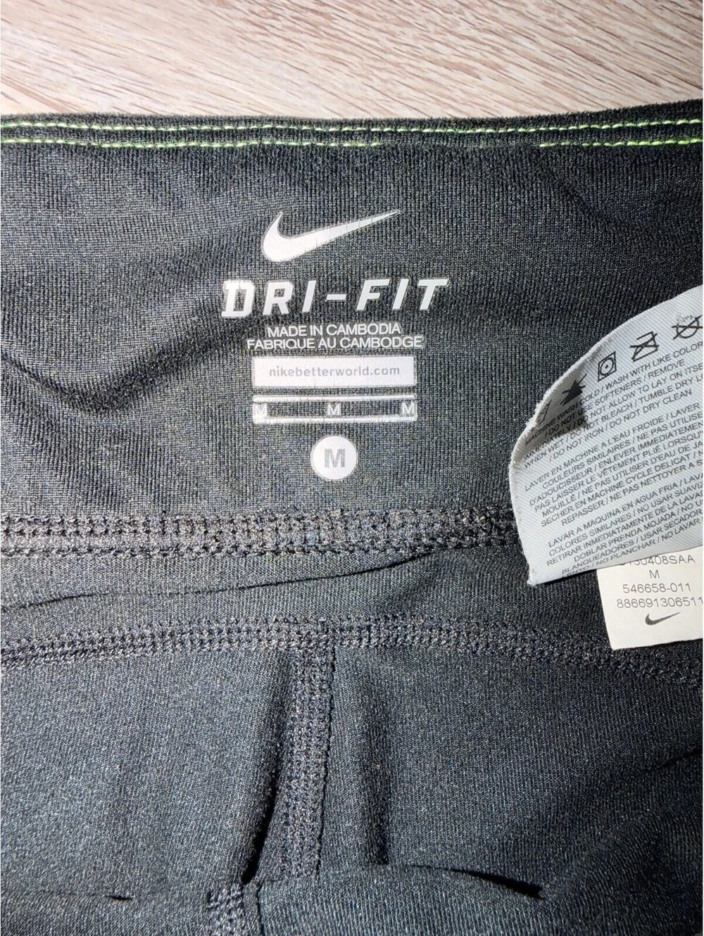 Nike Dri-FIT Women's Black Athletic Leggings Size Medium